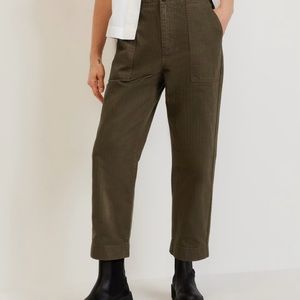 Everlane The Organic Cotton  Herringbone pant size 4 In Beech